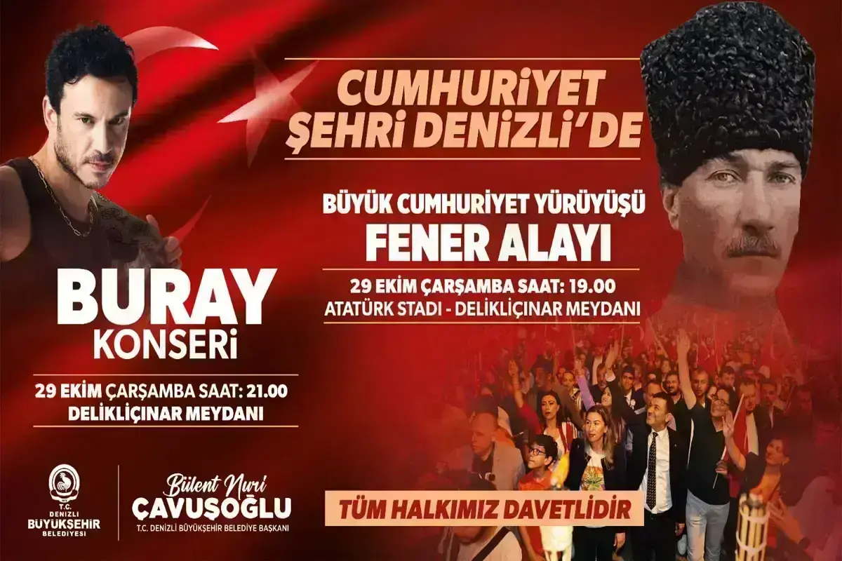 27-28-29 Ekim için Cumhuriyet Bayramı