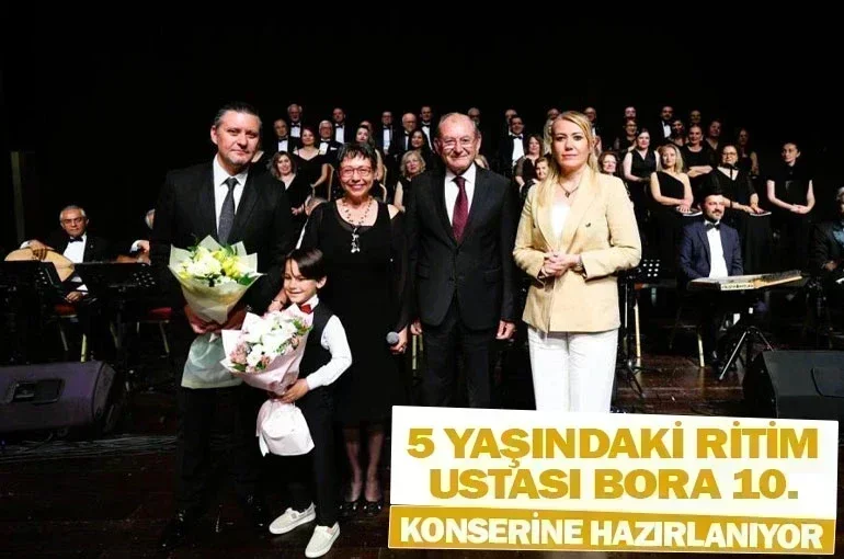 5 Yaşındaki Ritim Ustası Bora 10. Konserine Hazırlanıyor