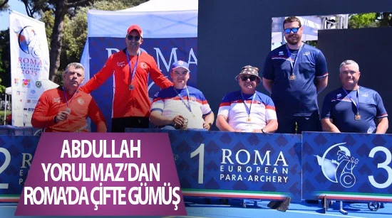Abdullah Yorulmaz’dan Roma’da Çifte Gümüş