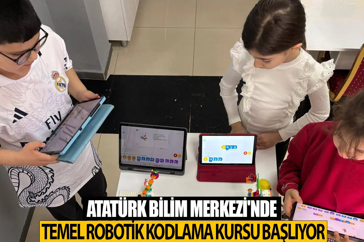 Atatürk Bilim Merkezi'nde Temel Robotik Kodlama Kursu başlıyor