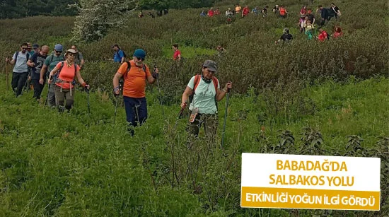 Babadağ’da Salbakos Yolu Etkinliği Yoğun İlgi Gördü