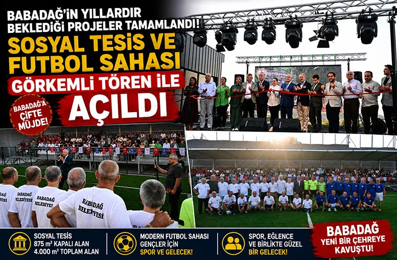 Babadağ'ın yıllardır beklediği projeler tamamlandı!