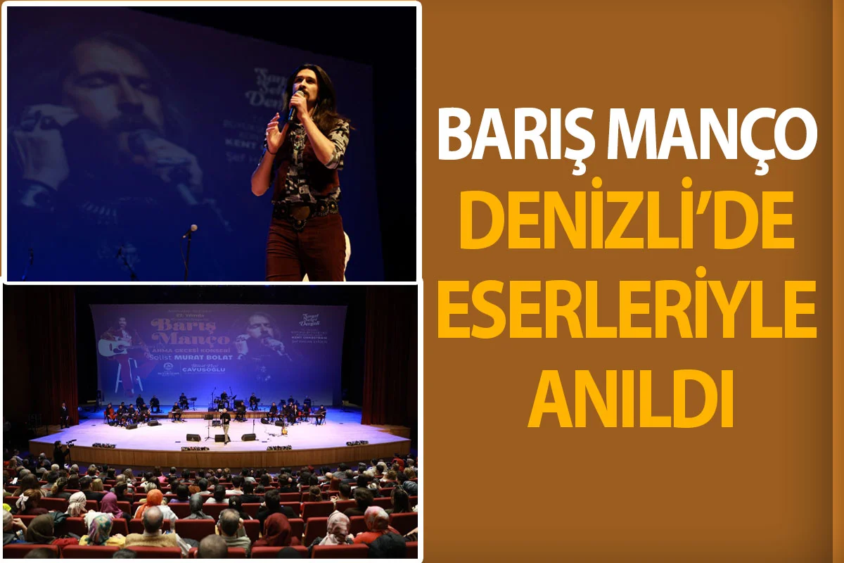 Barış Manço Denizli’de eserleriyle anıldı