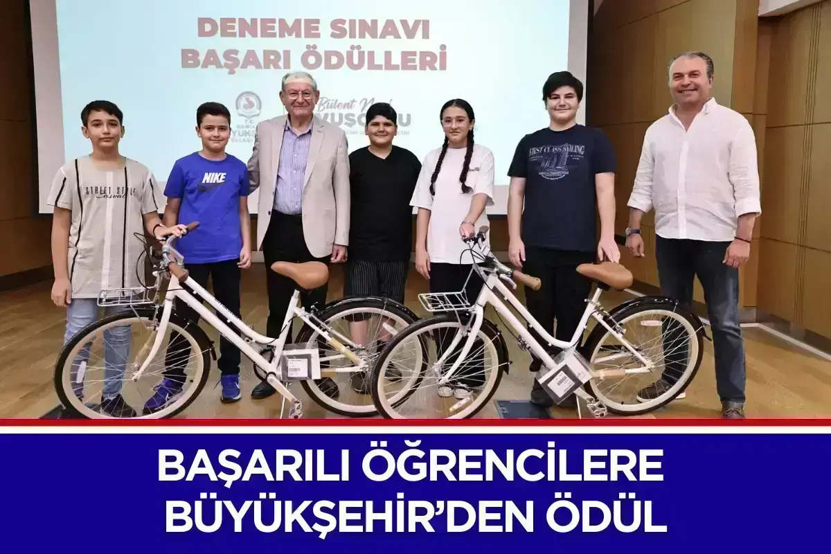 Başarılı öğrencilere Büyükşehir’den ödül