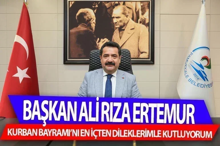 Başkan Ali Rıza Ertemur Kurban Bayramı’nı en içten dileklerimle kutluyorum