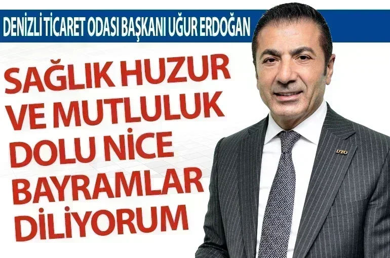 Başkan Uğur Erdoğan sağlık huzur ve mutluluk dolu nice bayramlar diliyorum