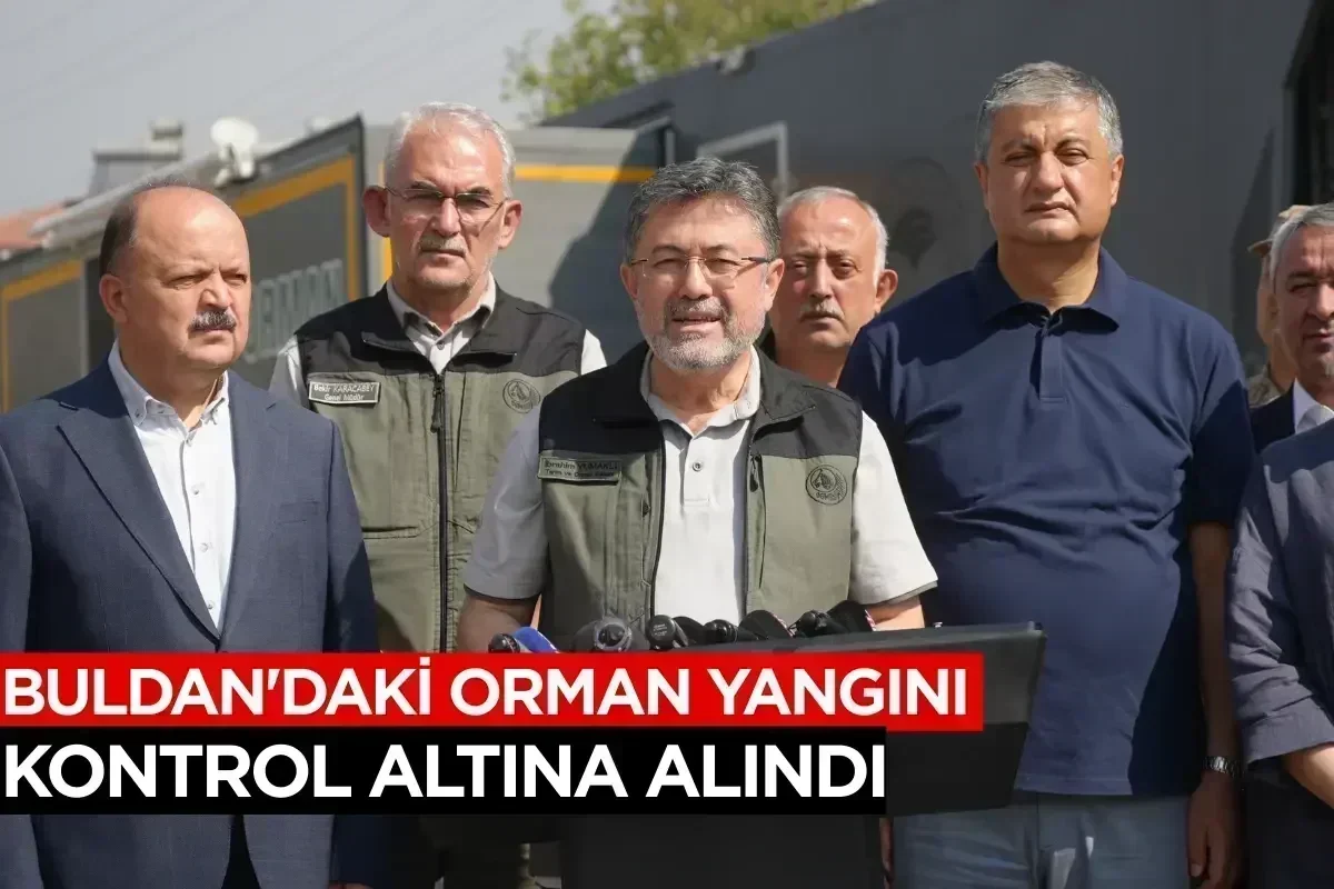 Buldan'daki orman yangını kontrol altına alındı