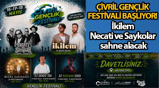 Çivril Gençlik Festivali Başlıyor!