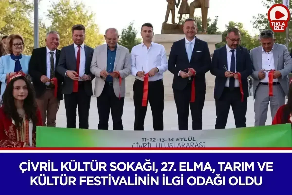 Çivril Kültür Sokağı, 27. Elma, Tarım ve Kültür Festivalinin ilgi odağı oldu