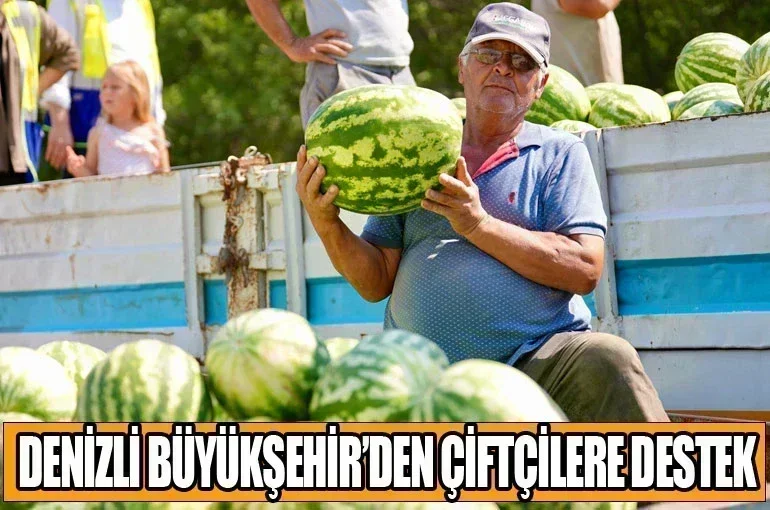 Denizli Büyükşehir Belediyesi’den çiftçilere destek