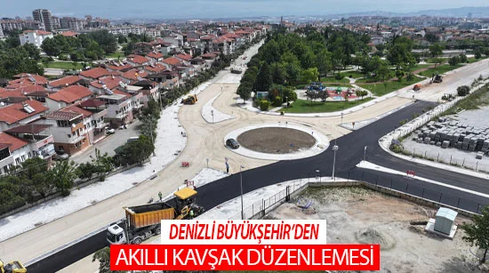 Denizli Büyükşehir’den akıllı kavşak düzenlemesi