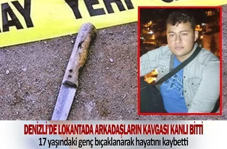 Denizli’de lokantada arkadaş kavgası