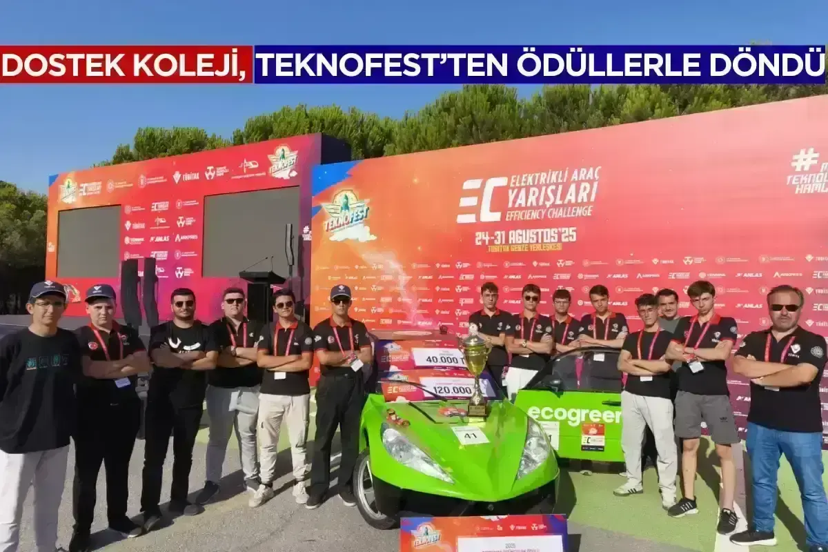 Dostek Koleji, Teknofest’ten Ödüllerle Döndü
