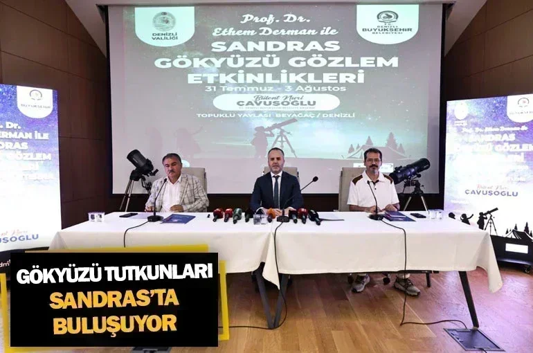 Gökyüzü Tutkunları Sandras'ta Buluşuyor