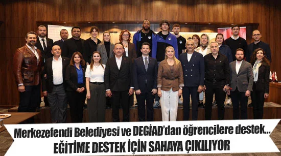 Merkezefendi belediyesi ve degiad’dan öğrencilere destek…  Eğitime destek için sahaya çıkılıyor