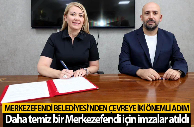Merkezefendi Belediyesi'nden çevreye iki önemli adım