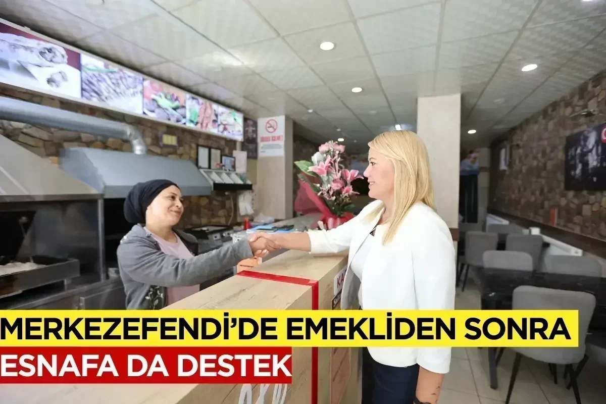 Merkezefendi’de Emekliden Sonra Esnafa Da Destek