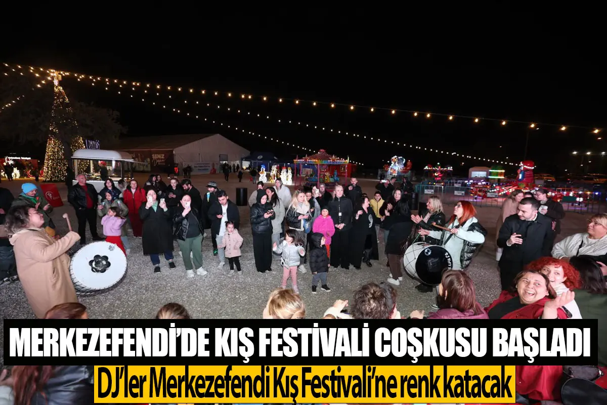 Merkezefendi’de Kış Festivali Coşkusu Başladı