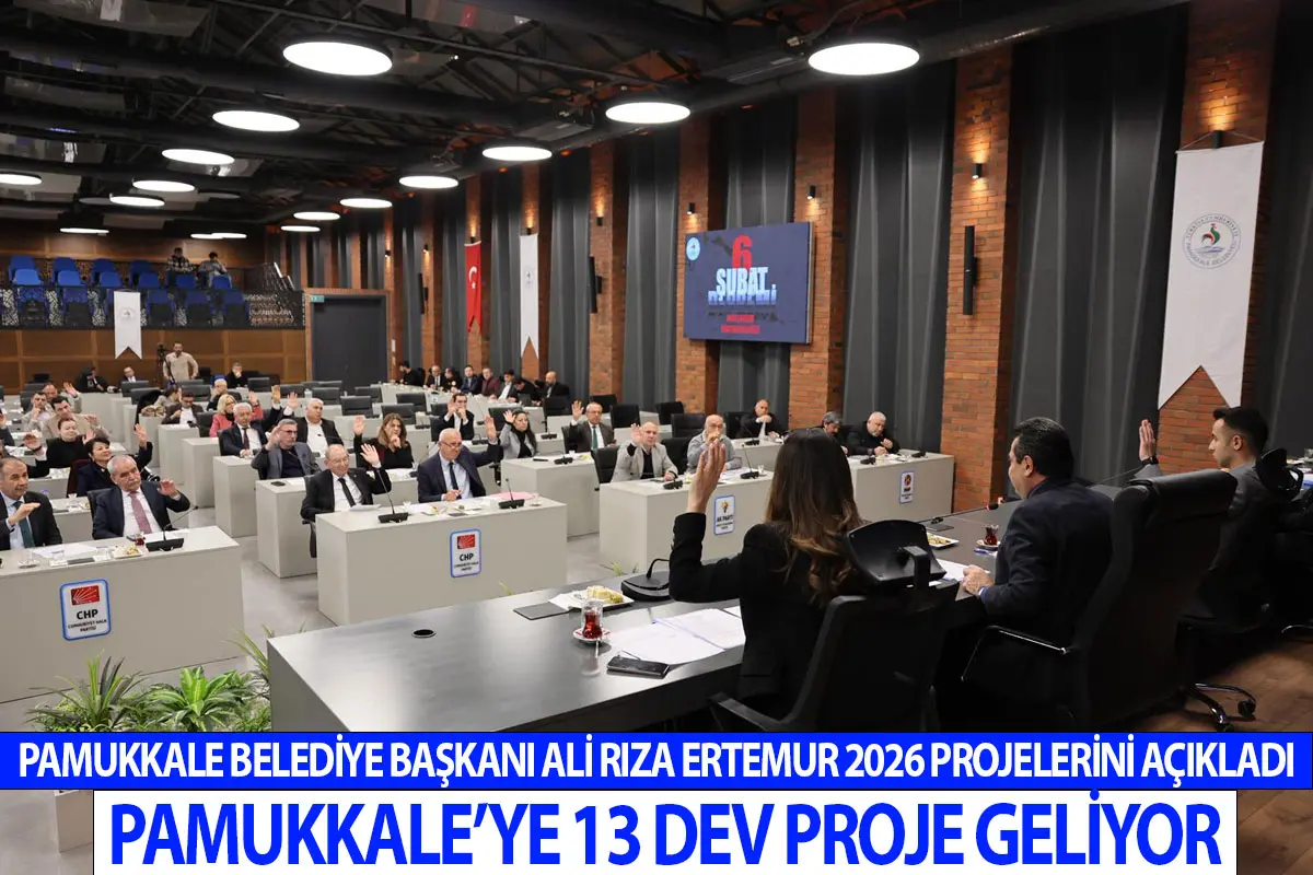 Pamukkale Belediye Başkanı Ali Rıza Ertemur 2026 projelerini açıkladı