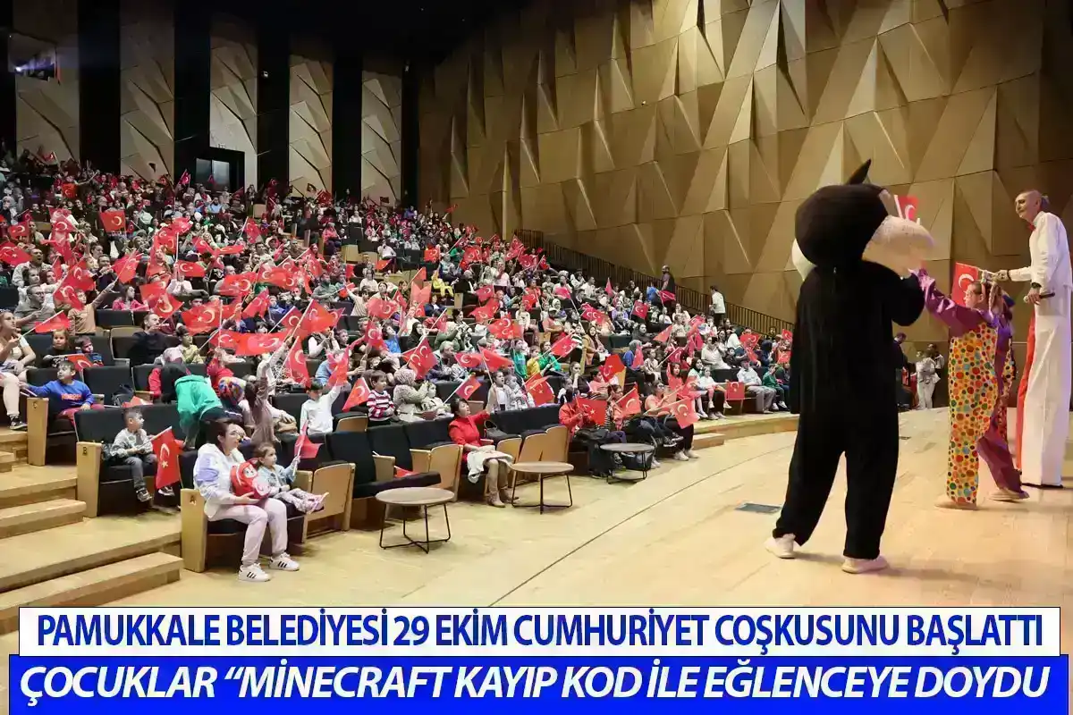 Pamukkale Belediyesi 29 Ekim Cumhuriyet Bayramı coşkusunu başlattı
