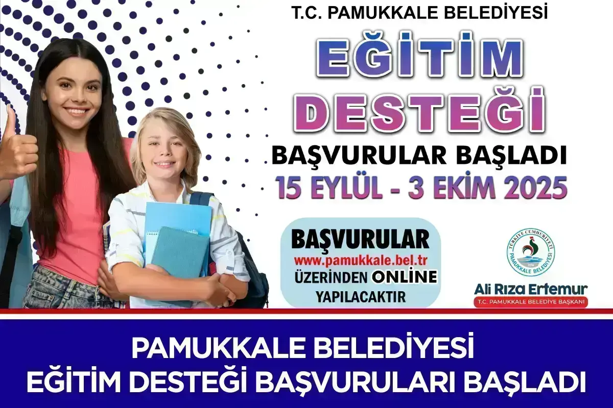 Pamukkale Belediyesi Eğitim Desteği Başvuruları Başladı