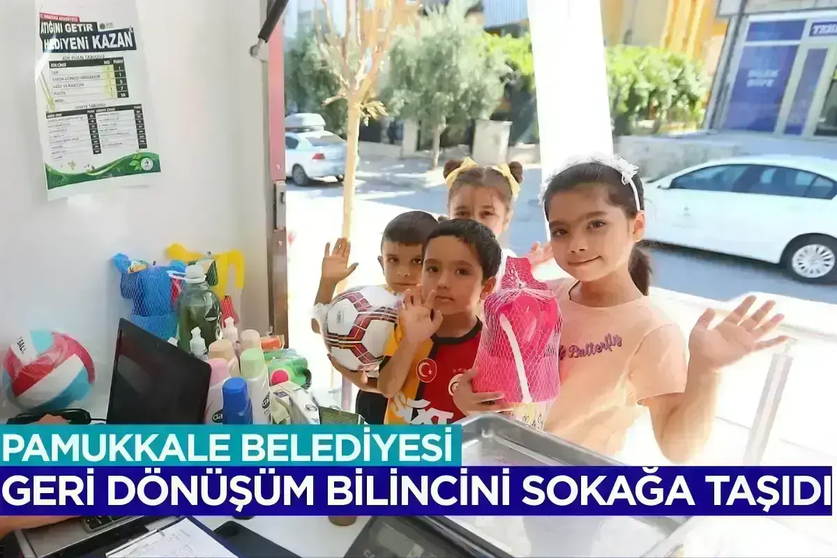 Pamukkale Belediyesi Geri Dönüşüm Bilincini Sokağa Taşıdı
