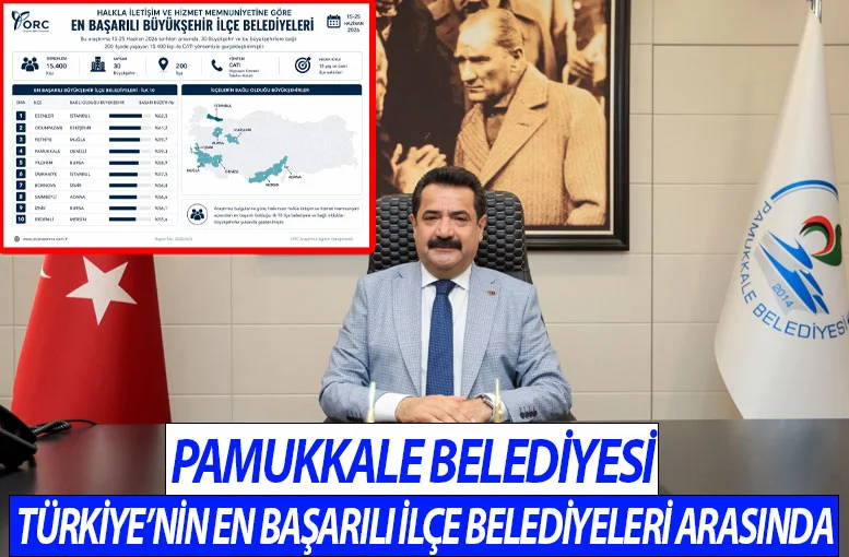 Pamukkale Belediyesi, Türkiye’nin en başarılı ilçe belediyeleri arasında