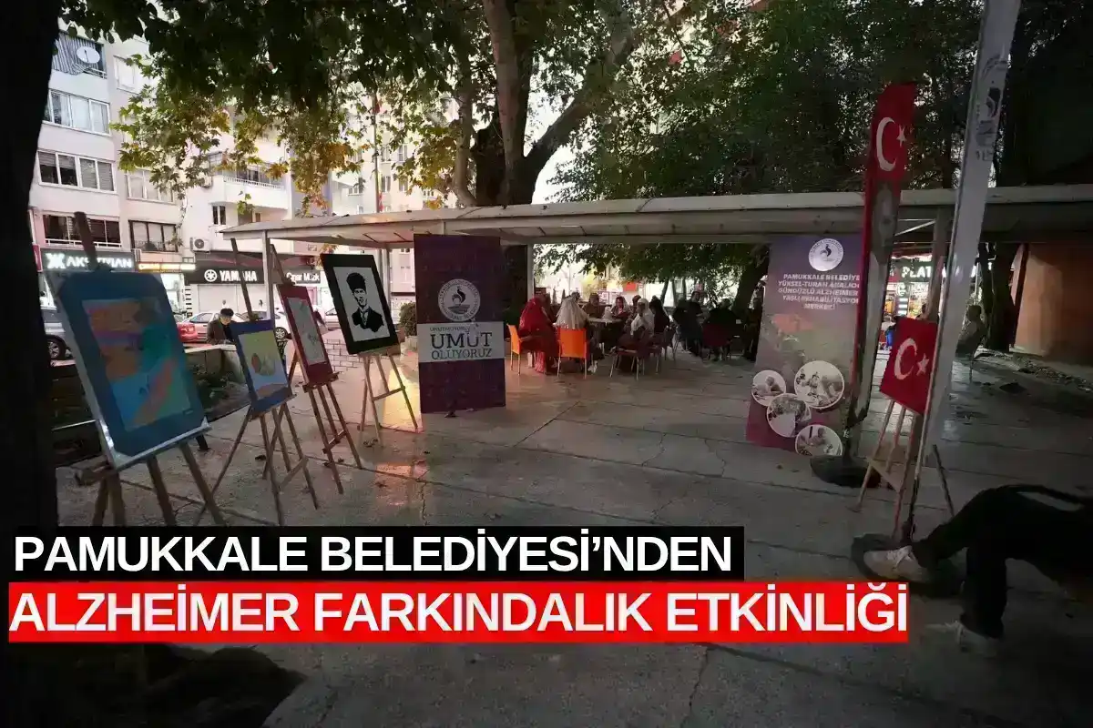 Pamukkale Belediyesi’nden Alzheimer Farkındalık Etkinliği