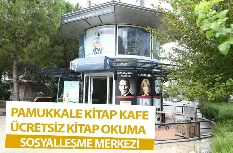 Pamukkale Kitap Kafe: Ücretsiz Kitap Okuma ve Sosyalleşme Merkezi
