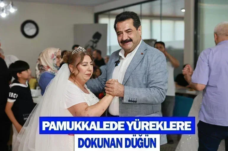 Pamukkale'de Yüreklere Dokunan Düğün