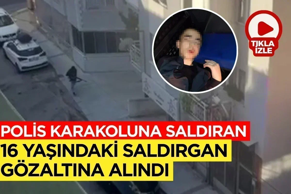 Polis Karakoluna Saldıran 16 Yaşındaki Saldırgan Gözaltına Alındı