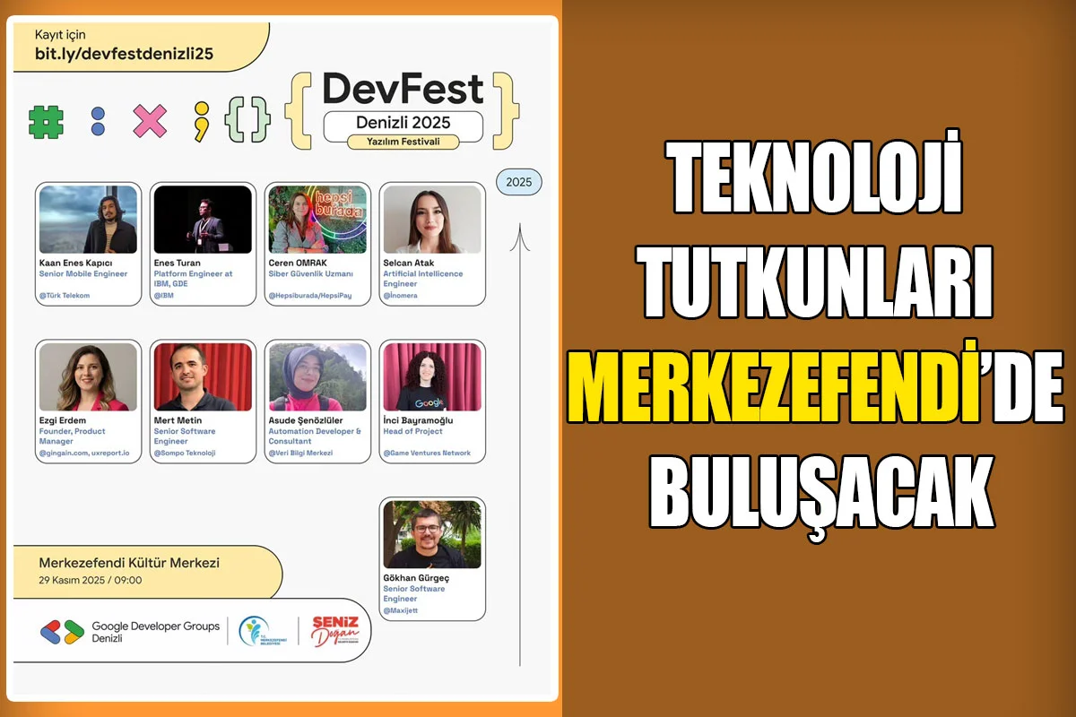 Teknoloji tutkunları Merkezefendi’de buluşacak