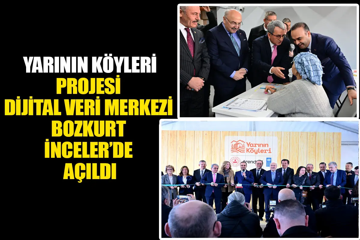 “Yarinin Köyleri” Projesi Dijital Veri Merkezi Bozkurt İnceler’de açıldı